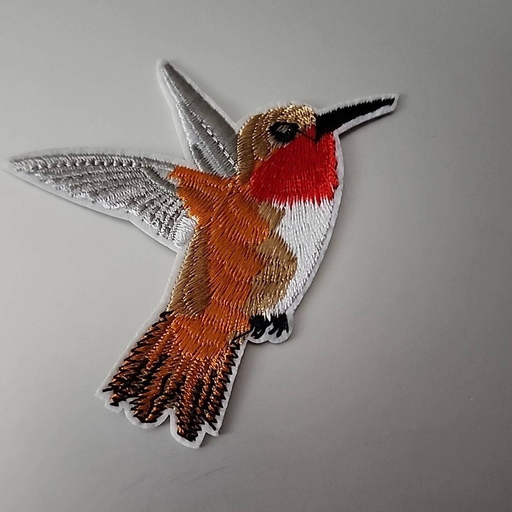 Hummingbird  Iron on Patch